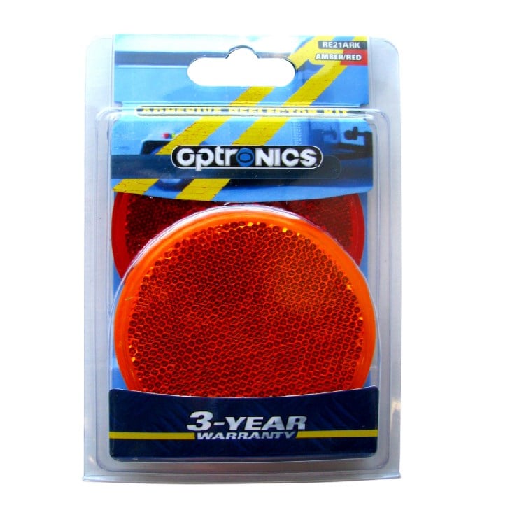Optronics LED 3" Red/Yellow Reflector Kit - RE21ARK
