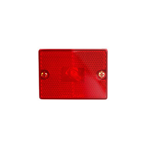 Optronics Red Square Reflector Marker/Clearance Light Reflex - MC36RS