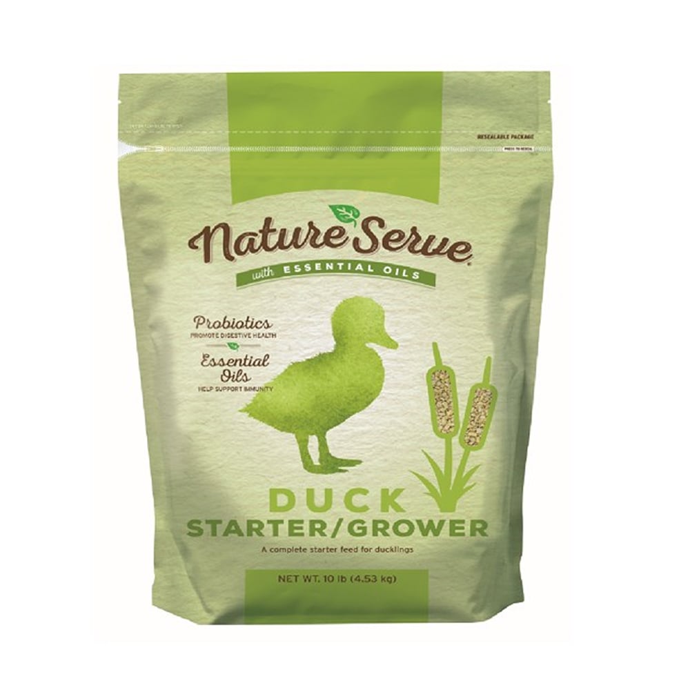 NatureServe Duck Starter/Grower with Essential Oils, 10 lb. Bag