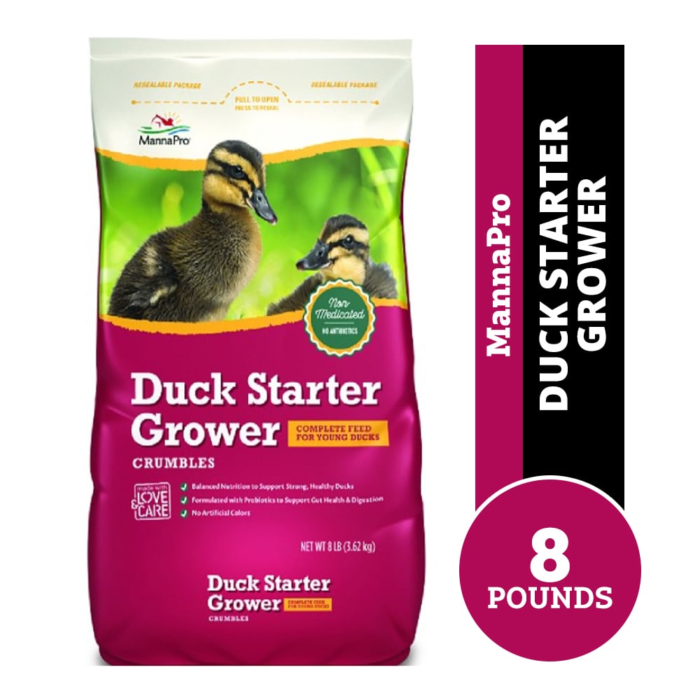 MannaPro Duck Starter/Grower 8 lb Bag - 1030059