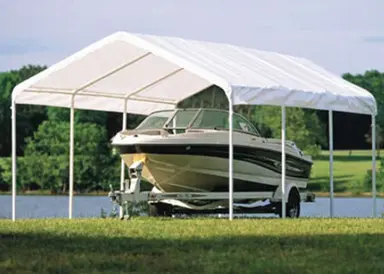 ShelterLogic 12' x 20' Super Max Premium Canopy, White - 25773