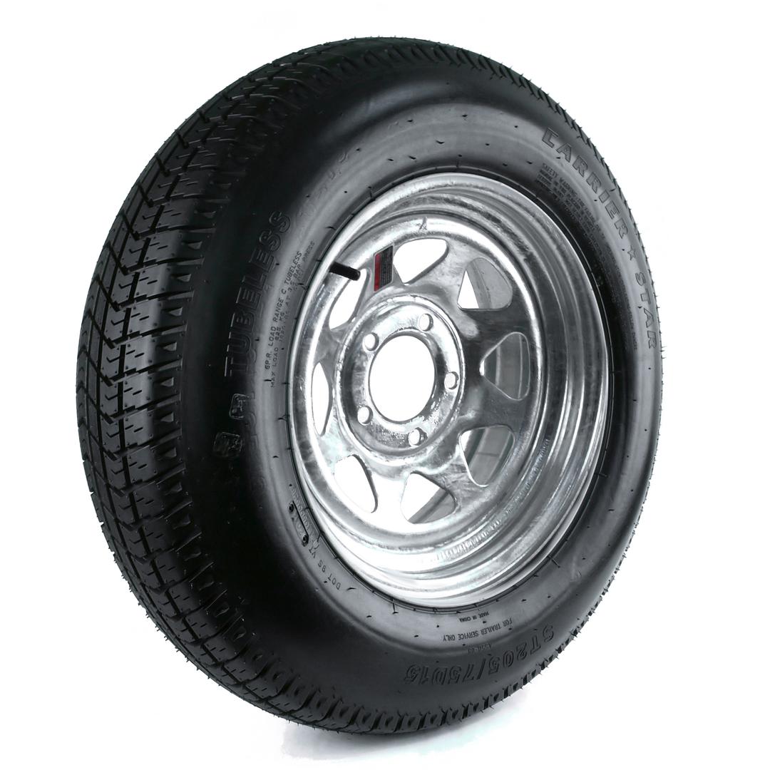 225 75 15 Trailer Tires Free Country Trailer Tire & Wheel Assembly ST205/ 75D15 - 6-Ply Load Range C, 5 Lug 4.5 Black Mod 5 Lug 4.5 Trailer Assembly 225 75 15 Trailer Tires Free Country Trailer Tire & Wheel Assembly ST205/ 75D15 - 6-Ply Load Range C, 5 Lug 4.5 Black Mod 5 Lug 4.5 Trailer Assembly