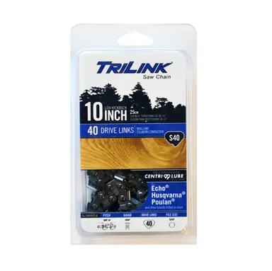 TriLink Saw Chain 10 inch Chain w/ 40 Drive Links CL15040TL2