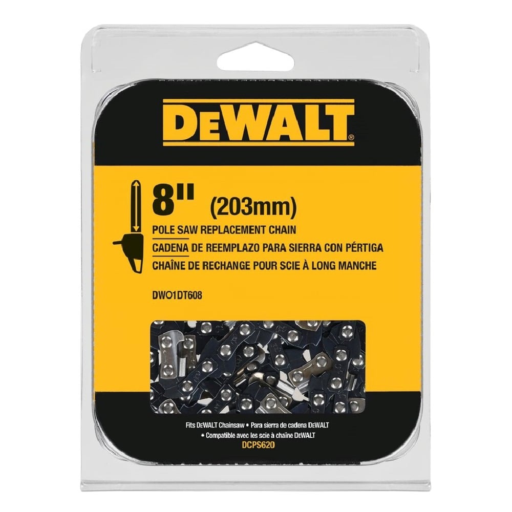 DEWALT® 8" Pole Saw Replacement Chain - DWO1DT608