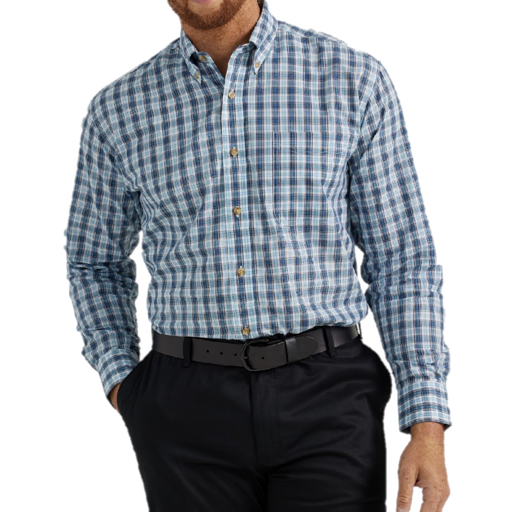 Wrangler Men's Riata Long Sleeve Button Shirt, 4-pack , Assorted -  112337460 | Rural King