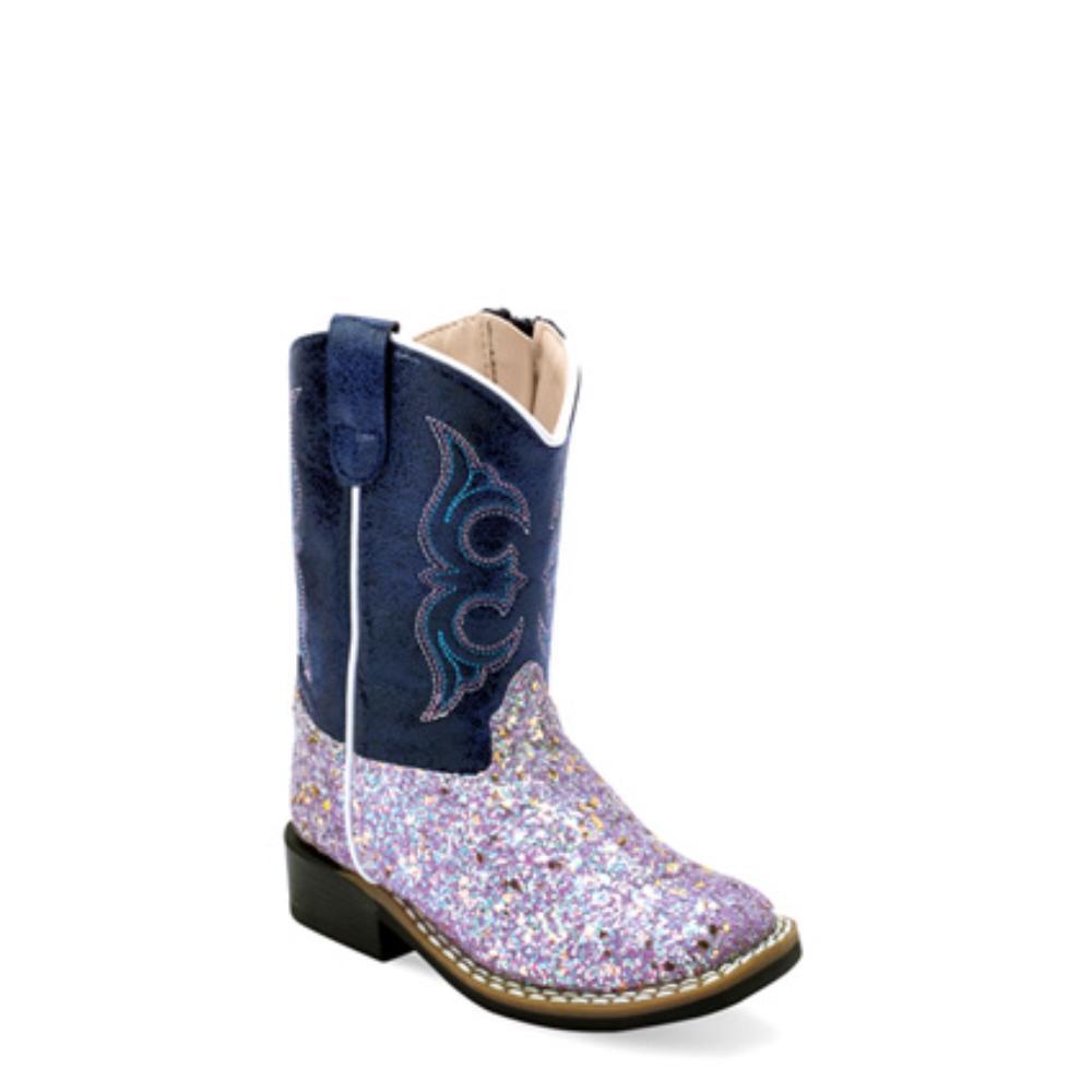 Stivali Western Bambino Denver – Pelle Marrone – Punta E Tacco Western – Suola In Gomma – Stivaletti Da Cowboy