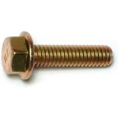 5/16-24 Hex Flange Top Lock Nut - Grade G - Yellow Zinc (50 5/16-24 Hex Flange Top Lock Nut - Grade G - Yellow Zinc (50