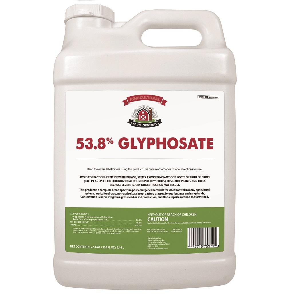 Glysate Farm General 53.8% Glyphosate Concentrate Herbicide, 2.5 Gallon - 75371 ...