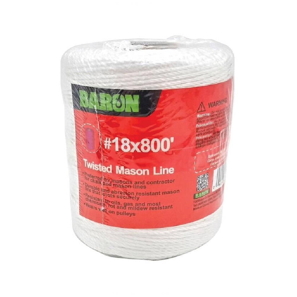 Baron No 18 X 800 Twisted Mason Line White 70817 Rural King Baron no 18 x 800 twisted mason line white 70817 rural king