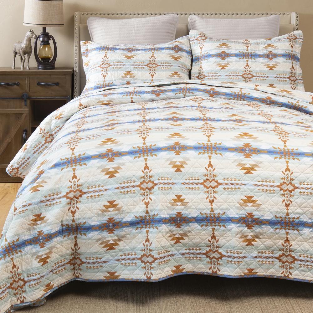 Rock Queen Mat Stack Carstens Stack Rock Southwest Queen Quilt Bedding Set | Rural King
