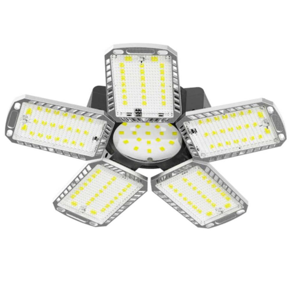Ultra Performance Led Ultra Performance 8000 Lumen Adjustable 5-Panel Led Garage Light ...