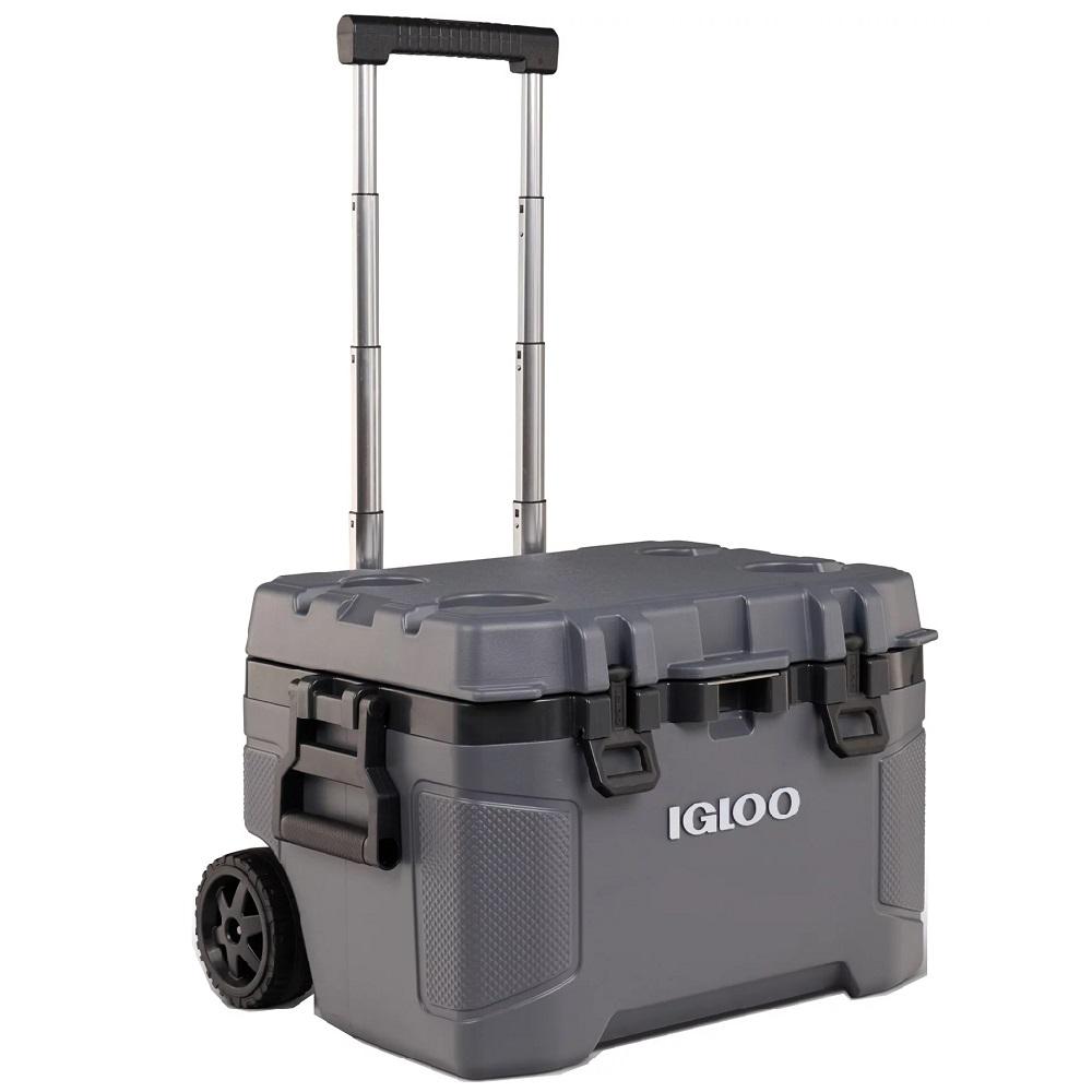 Ice Riser Camping Coolers 48 QT Hard-Sided Cooler With Ice Riser Technology ...