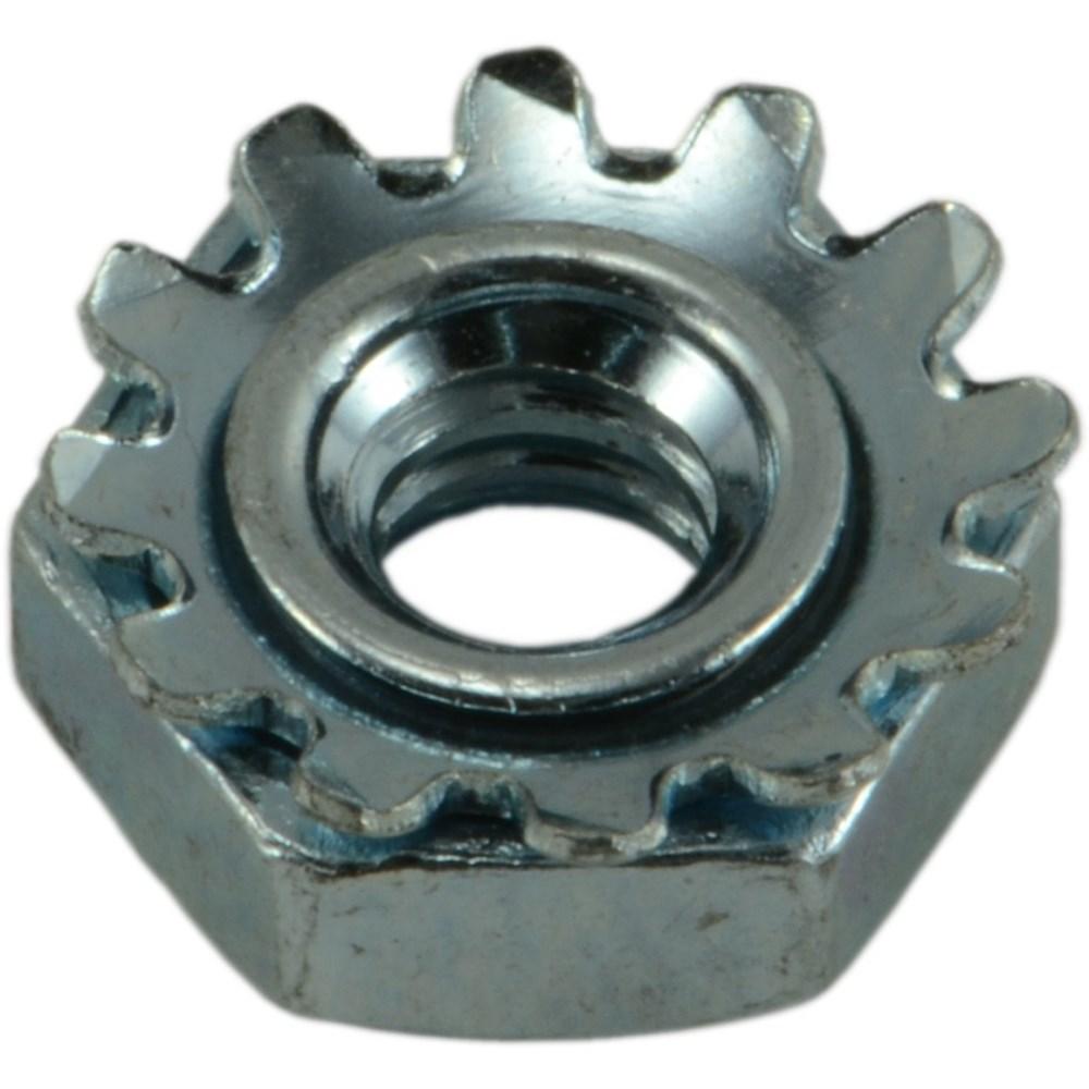 32 Fastener Midwest Fastener #6-32 Zinc Plated Grade 2 Coarse Thread Kep Lock Nuts ...