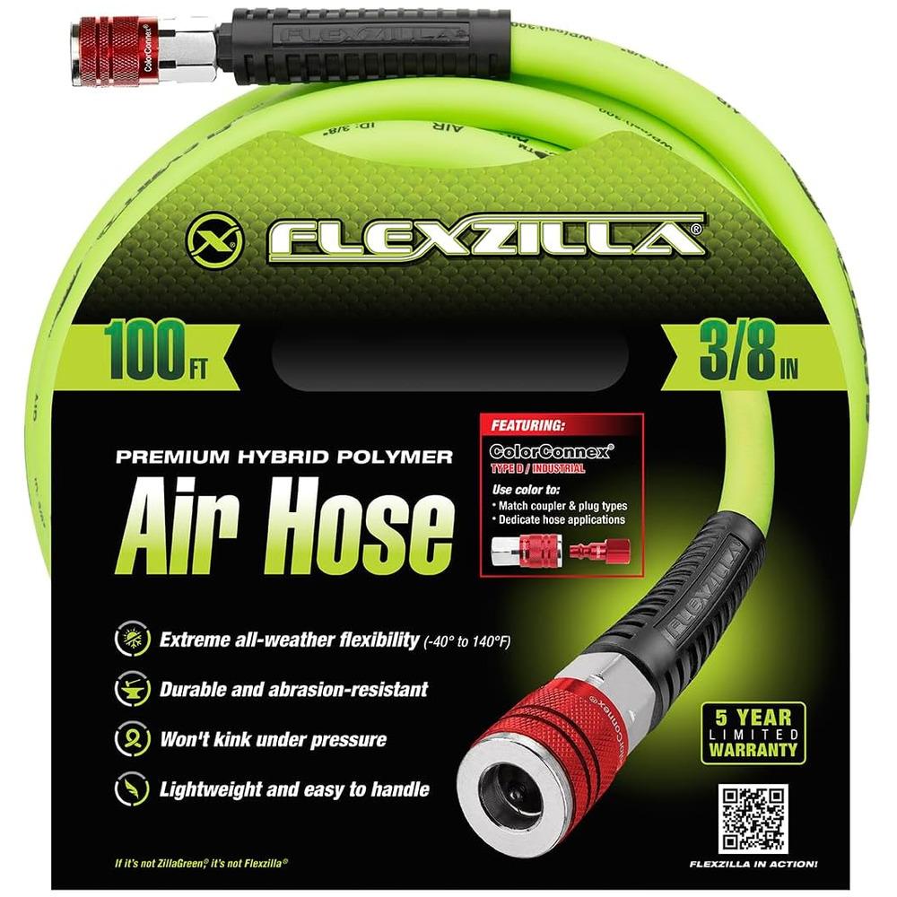 Flexzilla ZillaGreen Tubo Per Idropulitrice 5/16 X 15m - M22, 3100 PSI, Ibrido Flessibile, Antigroviglio