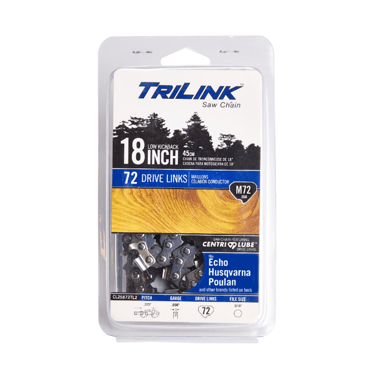 TriLink Saw Chain 18 inch Chain w/ 72 Drive Links CL25872TL2 | Rural King