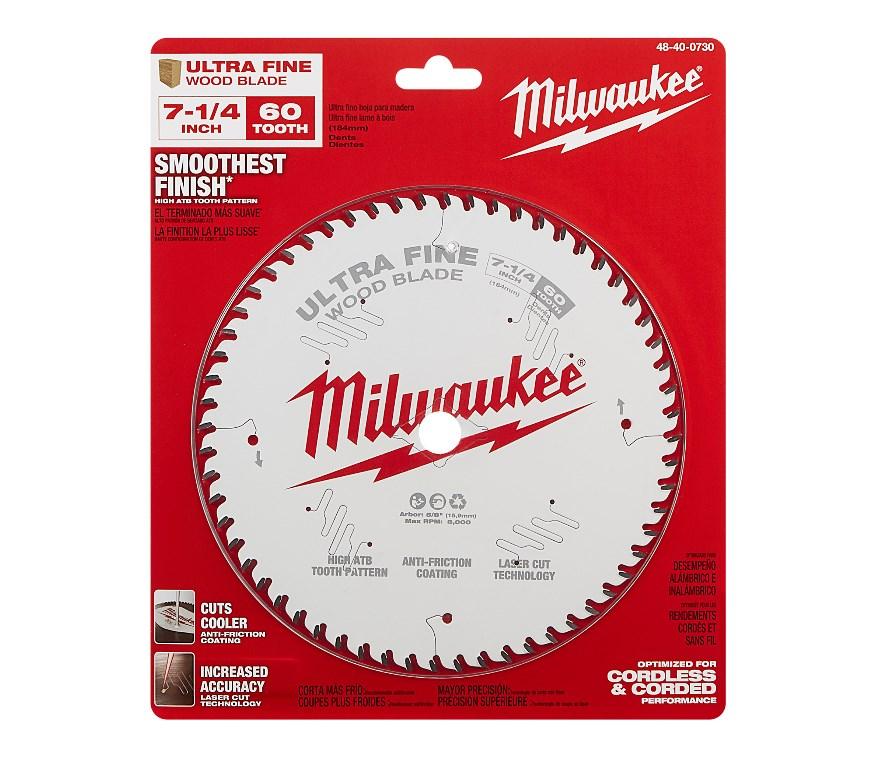 Milwaukee 7 1 4 Inch 60T Ultra Fine Finish Circular Saw Blade 48 40 milwaukee-7-1-4-inch-60t-ultra-fine-finish-circular-saw-blade-48-40