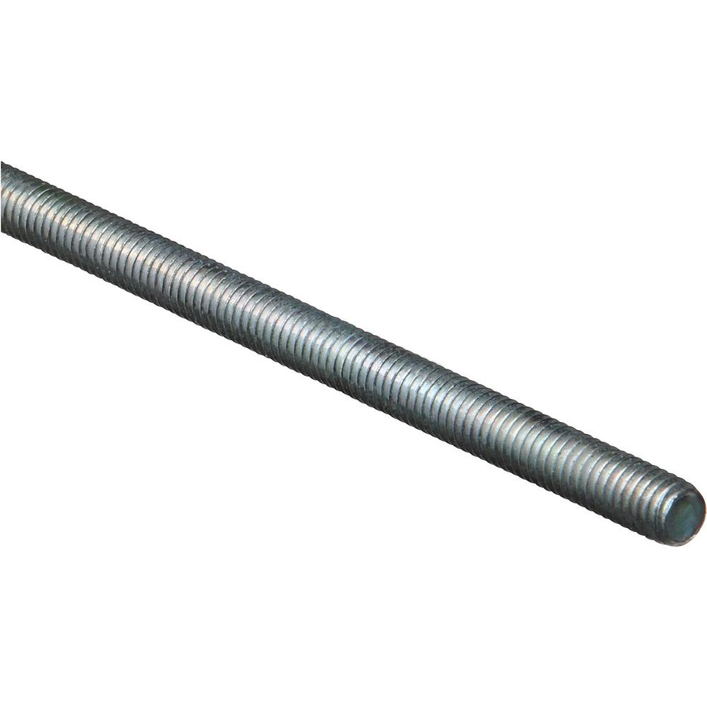 Course Thread Treaded Rod National Hardware 4000BC Steel Threaded Rod - Coarse Thread in Zinc ...
