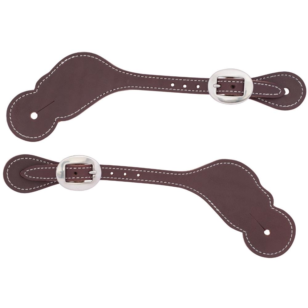 Martin Saddlery Men's Chocolate Mountain Daisy Dove Wing Spur Straps Martin Saddlery Men's Chocolate Mountain Daisy Dove Wing Spur Straps