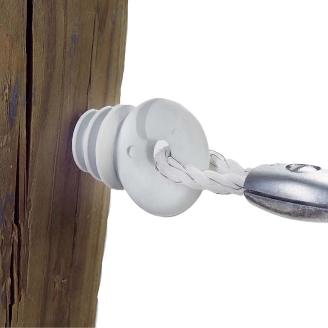 Daro Rind Dare Ring Insulators Ideal for Rope - White, 10 Pack - 2671W | Rural King