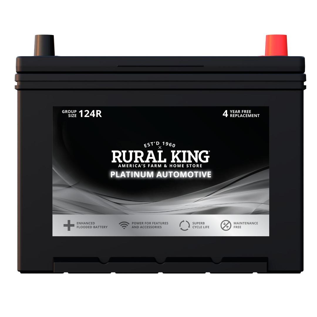 Rural King Platinum Automotive EFB Battery, Group Size 124R Rural King
