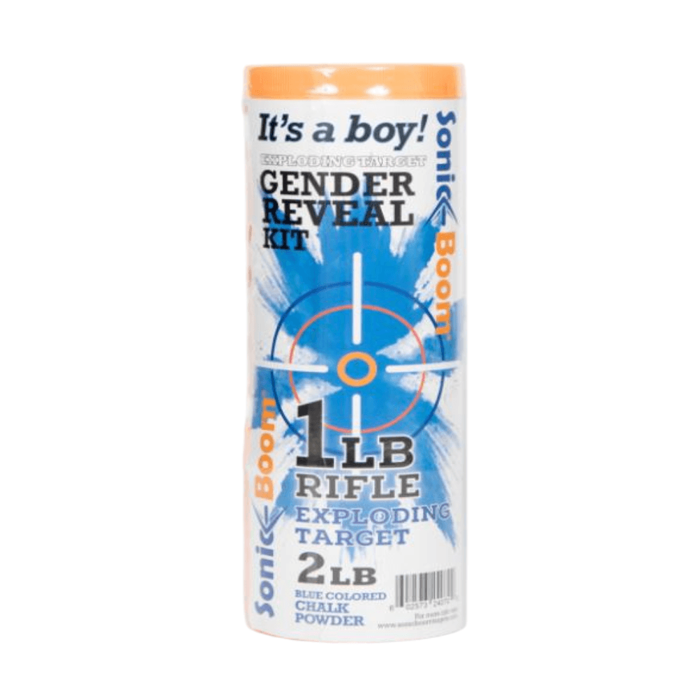 Boom Box Rifle Sonic Boom Exploding Rifle Target – Gender Reveal Kit (Boy) | Rural King