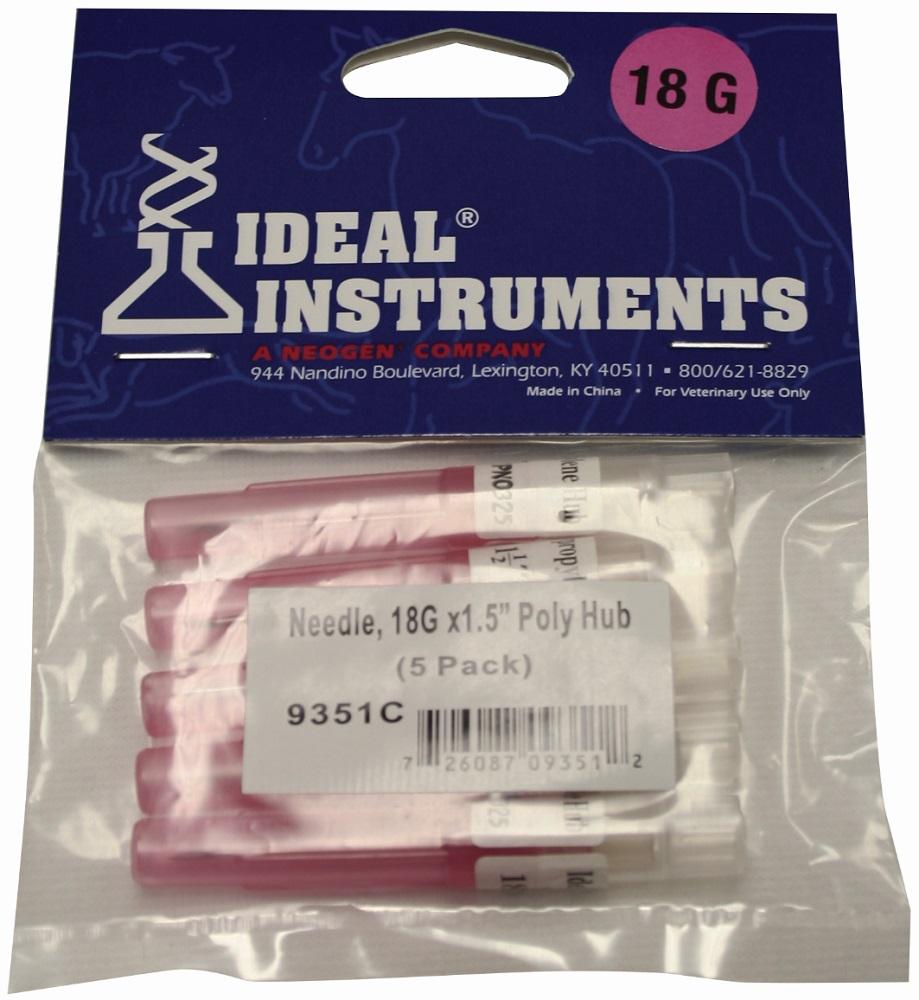 Ideal Instruments 18 Gauge X 1 1 2 Polypropylene Needle 5 Pack 9351 ideal-instruments-18-gauge-x-1-1-2-polypropylene-needle-5-pack-9351