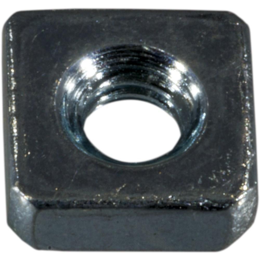 Small Thread Square Midwest Fastener #8-32 Zinc Plated Coarse Thread Square Nuts - 83072 ...