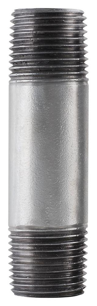 LDR Industries 300 12X6 Pipe Nipple, 1/2-Inch X 6-Inch, Black - Pipe Fittings