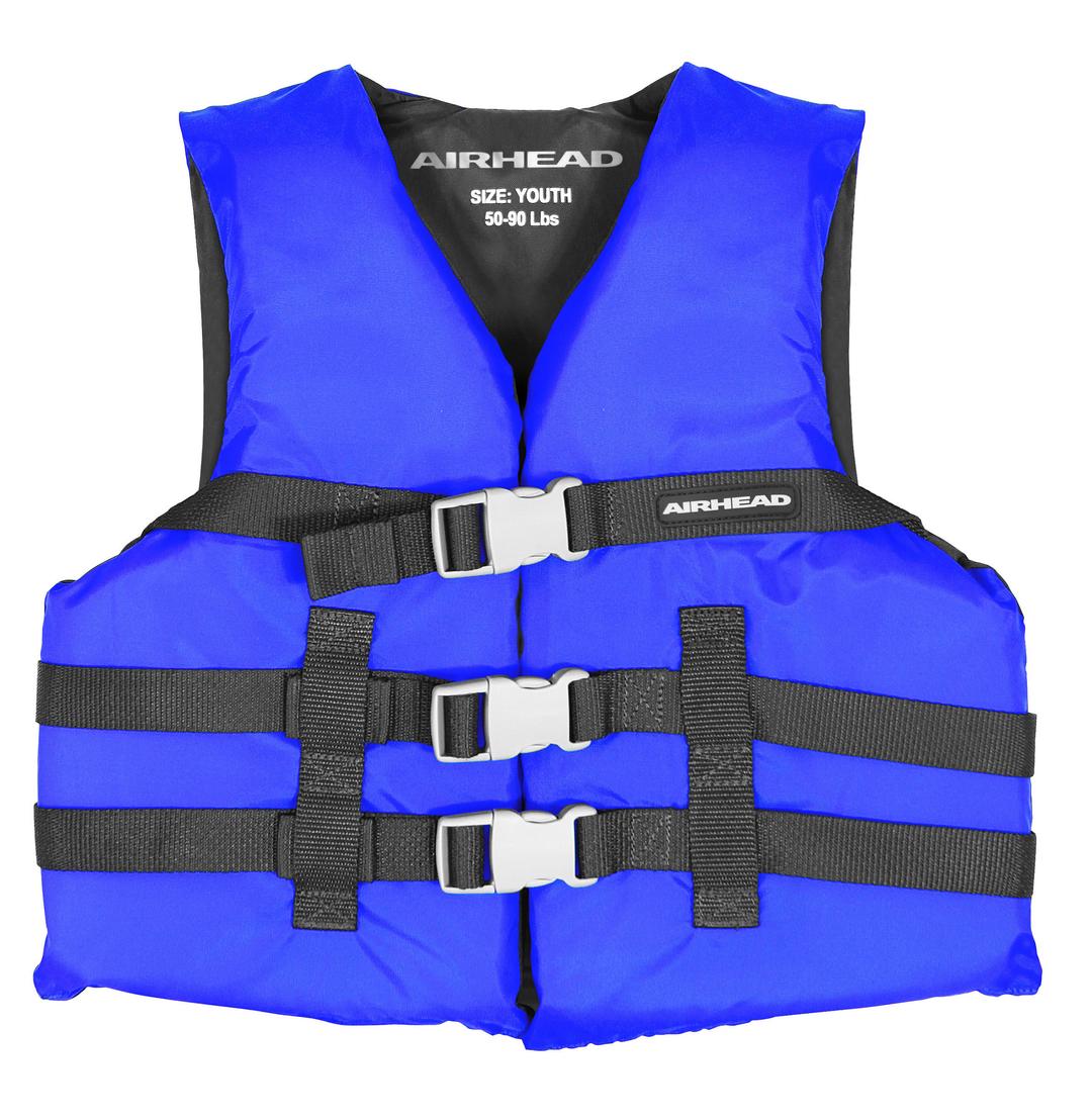 Airhead Adult General Purpose Life Vest, Blue - 30002-15-A-BL-RK ...