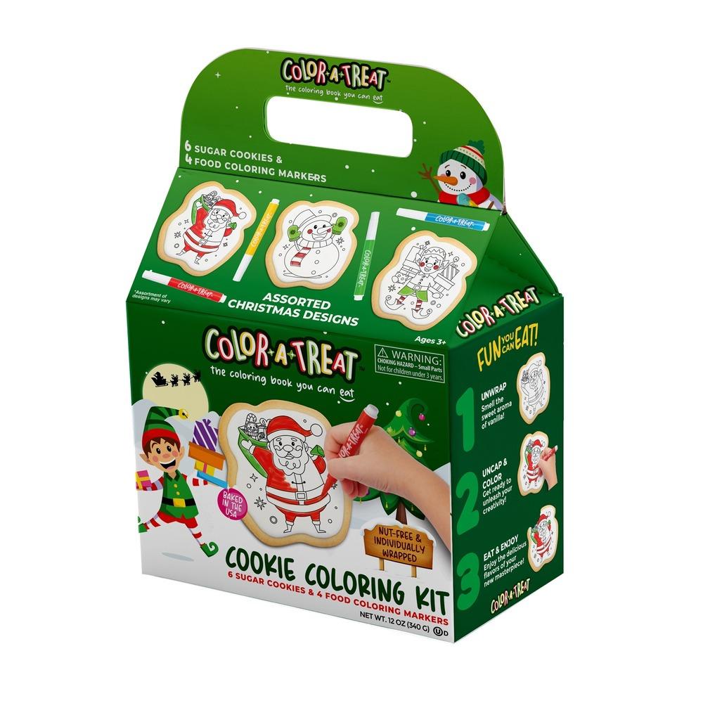 Corso Cookies Corso's Cookies Merry Christmas Color-a-Treat™ Cookie Coloring Kit, 12 ...