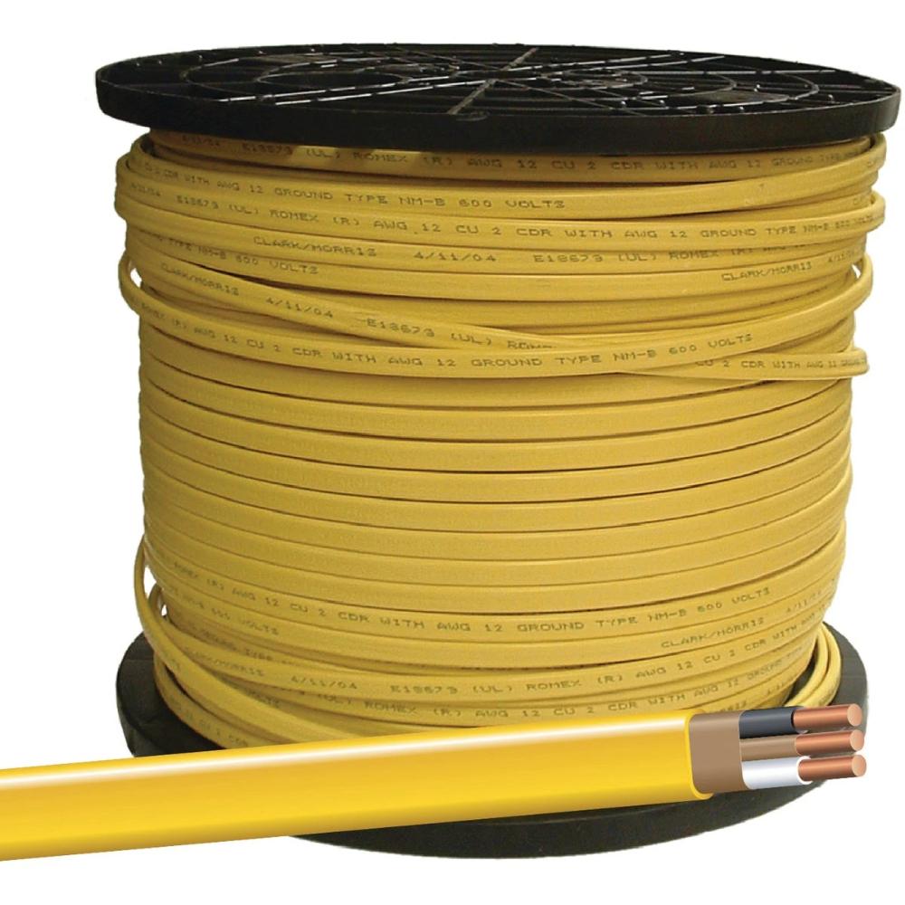 Yellow Security Wire Southwire 1000 ft. 12/2 Yellow Building Wire | Rural King