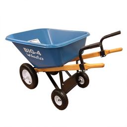 Wheelbarrow Rural King Big 4 Wheeler Heavy Duty Wheelbarrow, 8 cu. ft. - B4W-8 | Rural King