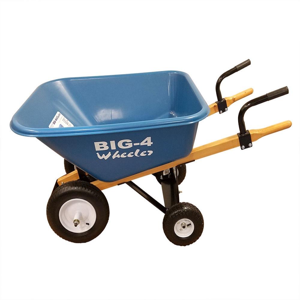 Wheelbarrow Rural King Big 4 Wheeler Heavy Duty Wheelbarrow, 8 cu. ft. - B4W-8 | Rural King
