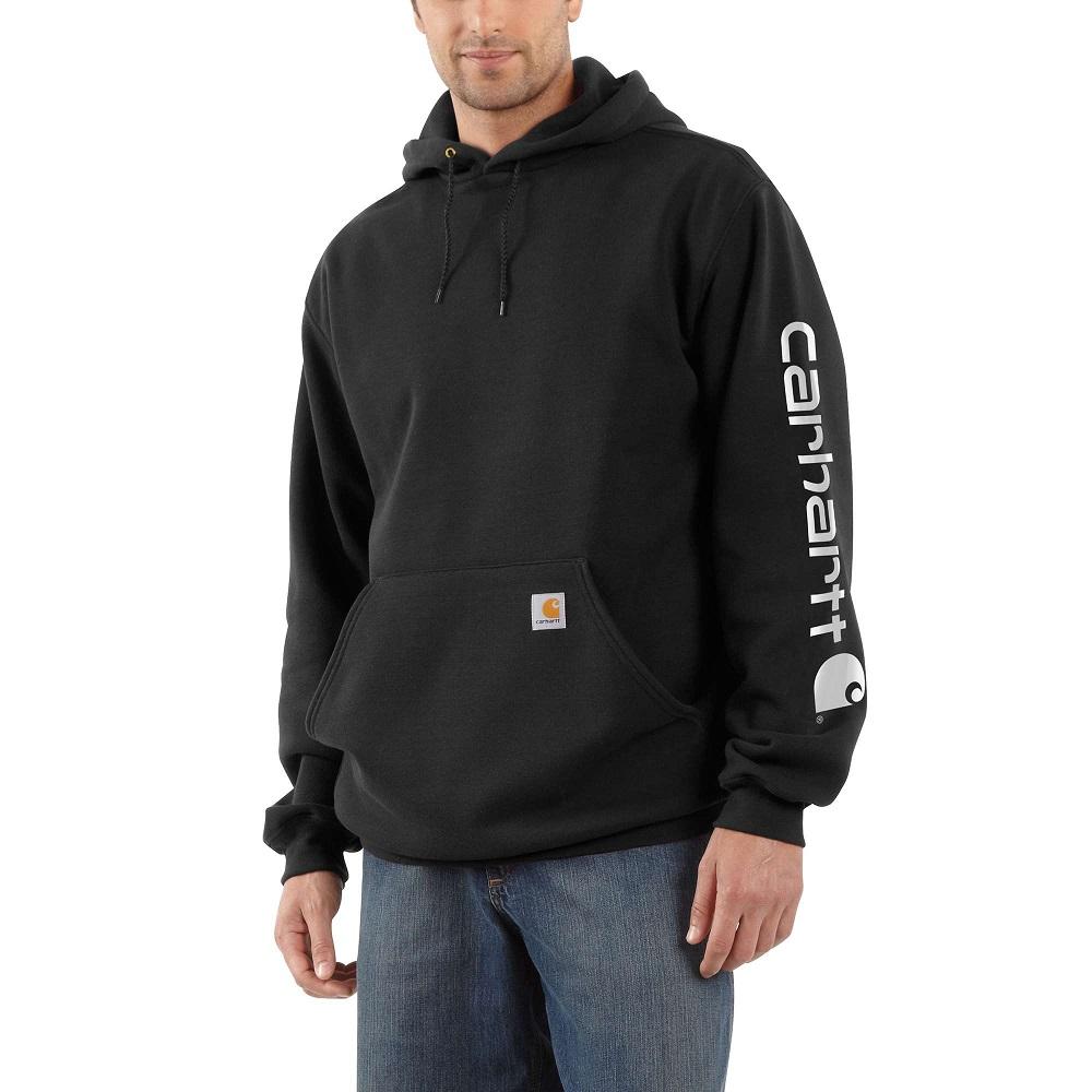 Carhartt® Men's Loose Fit Midweight Logo Sleeve Graphic Sweatshirt ...