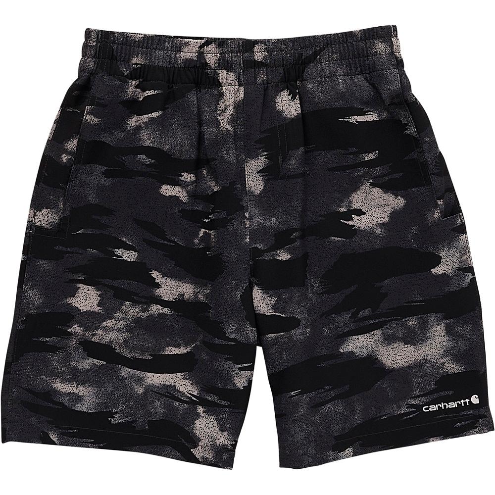 Kids Rugged Carhartt® Kids Rugged Flex Camo Work Short, Black Blind Fatigue Camo ...