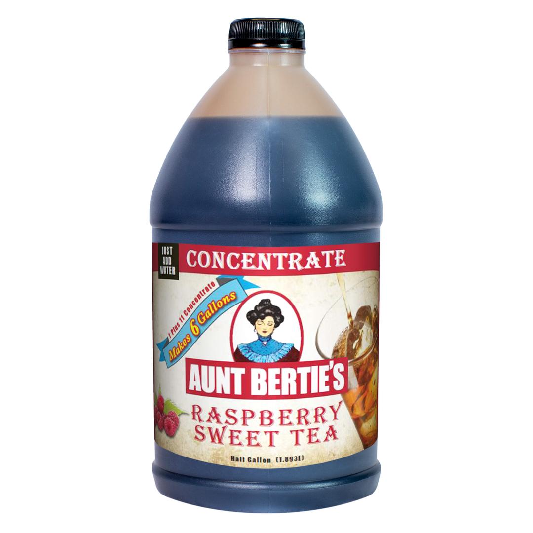 Aunt Bertie's Raspberry Tea Concentrate, Half Gallon | Rural King