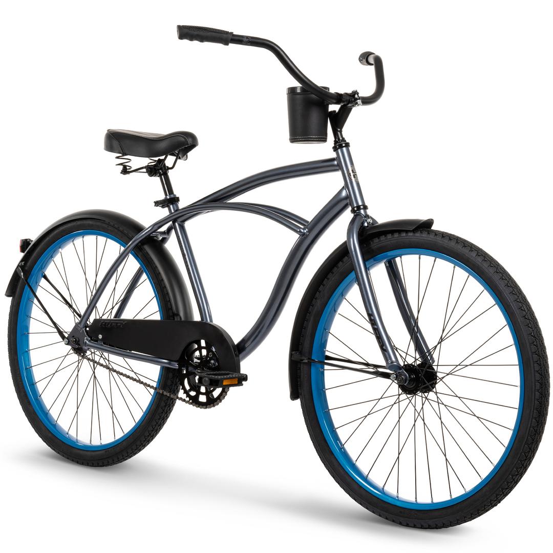 Huffy Good Vibrations 26-inch Single Speed Girls’ Cruiser Bike, Grey ...