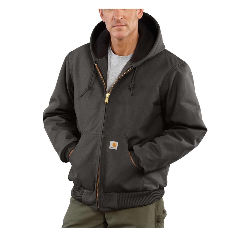 J140 Carhartt® Men's Quilted Flannel-Lined Duck Active Jacket - J140 | Rural ...