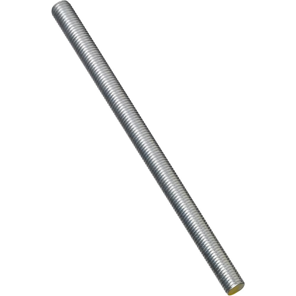 Coarse Rod National Hardware 4000BC Steel Threaded Rod - Coarse Thread in Zinc ...