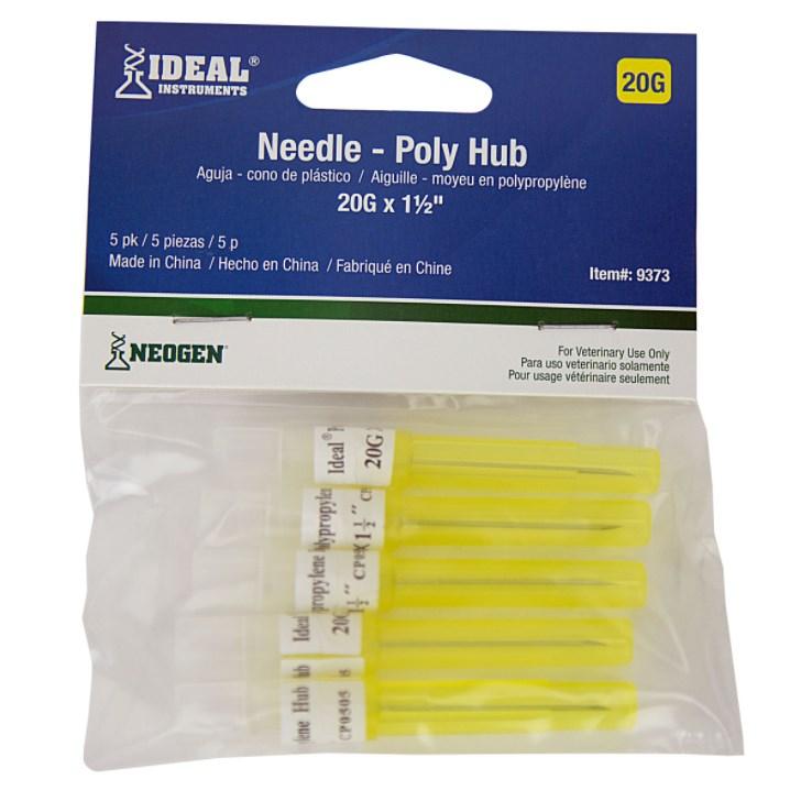 Poly Hub Injection Neogen Poly Hub 20 Gauge X 1 1/2 Inch Needle 9373 | Rural King