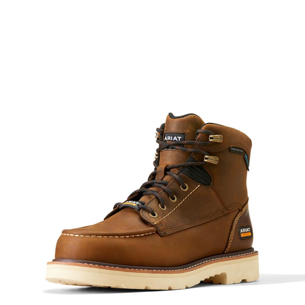 Ariat Men's Rebar Lift 6 inch Waterproof Composite Toe Work Boot ...