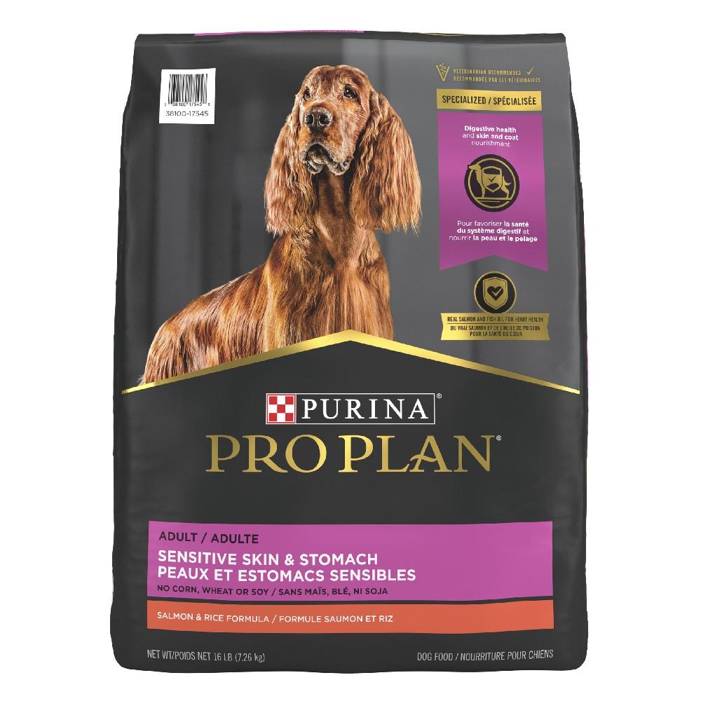 Pro Bind Dogs Purina Pro Plan Sensitive Skin and Stomach Dog Food Dry, Adult Salmon ...