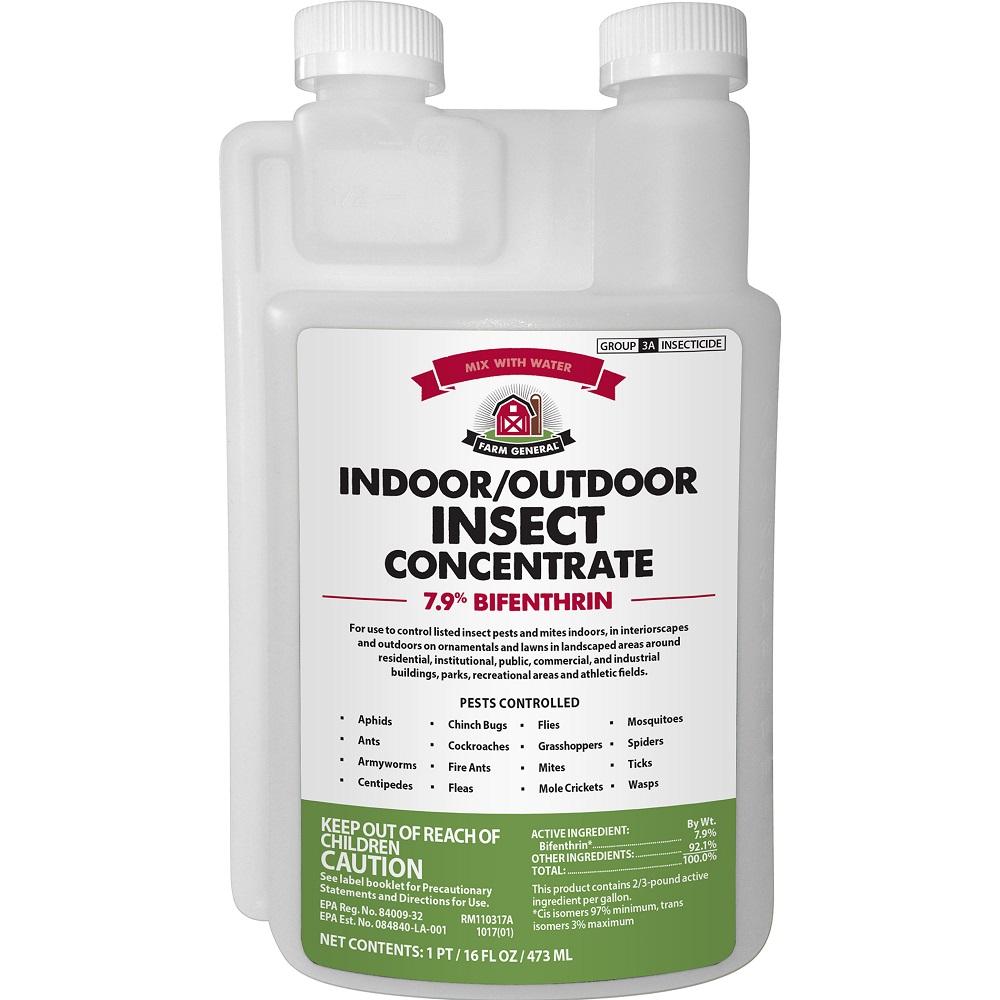 Farm General 7.9% Bifenthrin Indoor/Outdoor Insecticide, 16 oz. Bottle ...