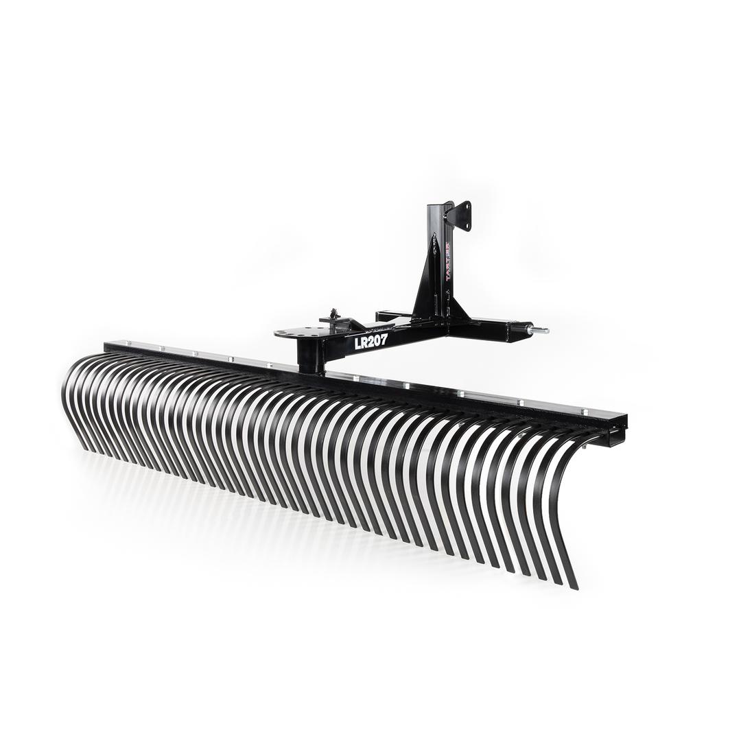 Tarter 200 Series 7' Landscape Rake, Black - LR207BL | Rural King