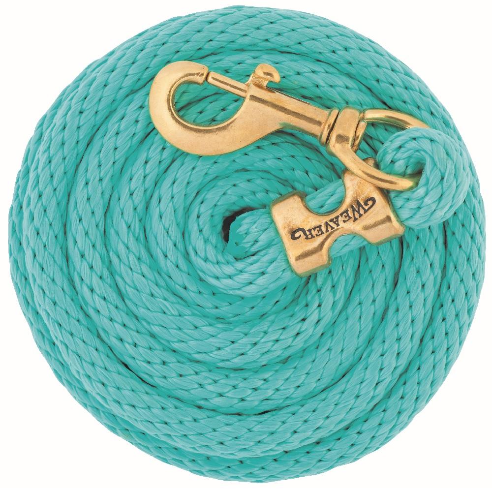 Rural Ropes Weaver Equine Poly Lead Rope with Solid Brass 225 Snap - 35-2100-S47 ...