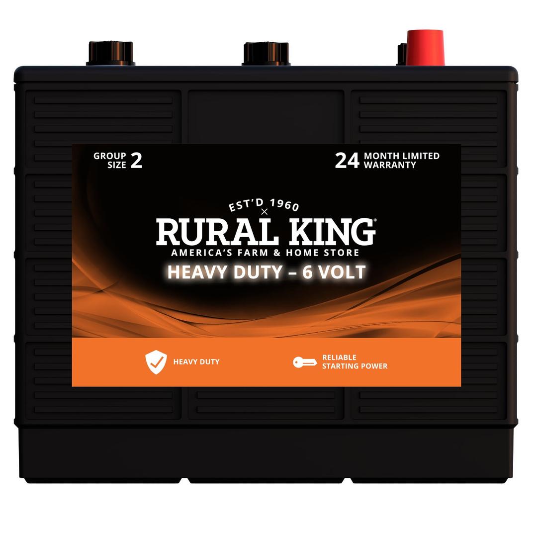 Rural King Commercial Heavy Duty, 6 Volt, Group Size 2 Rural King