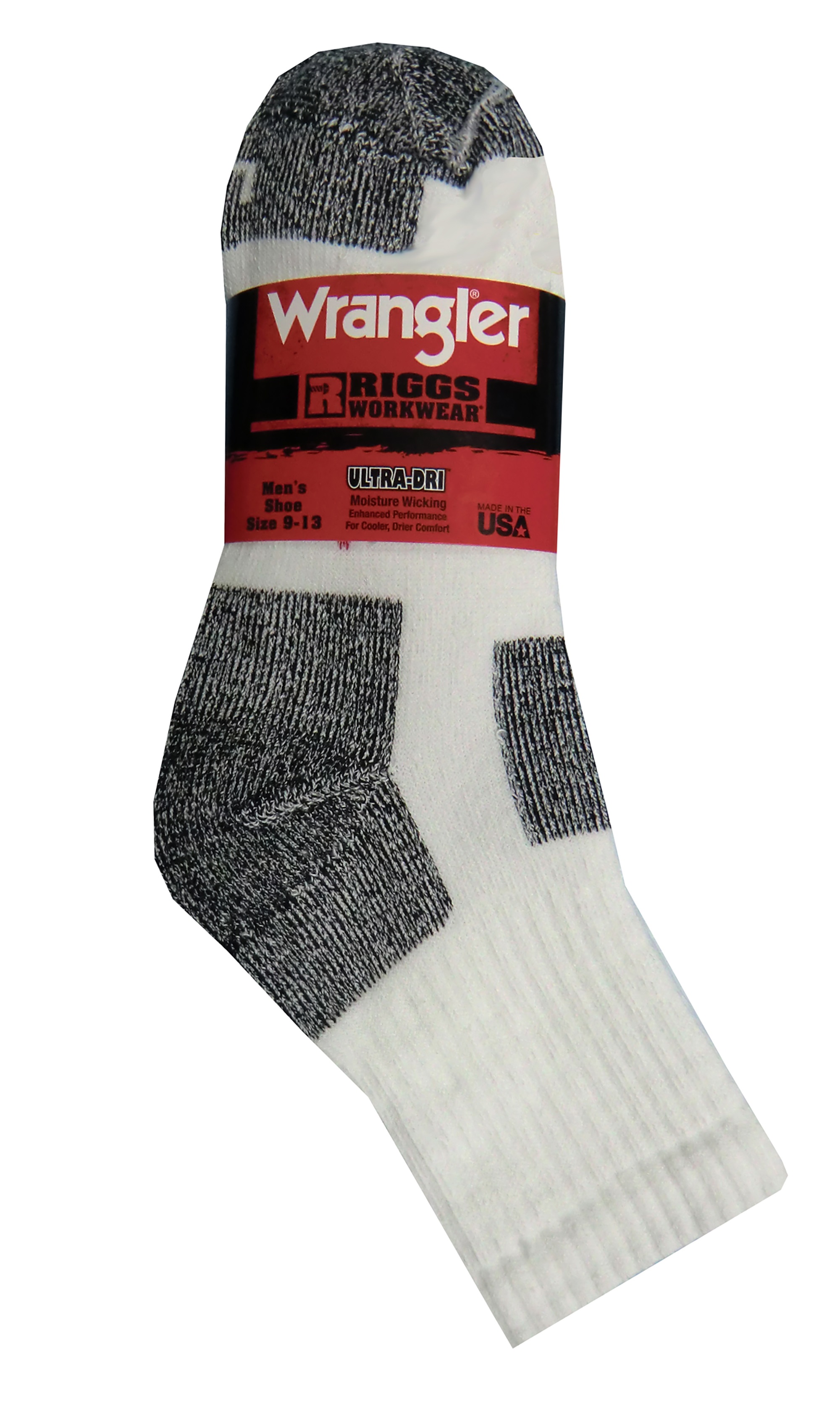 Wrangler Men's Ultra-Dri Quarter Sock - 72691 | Rural King