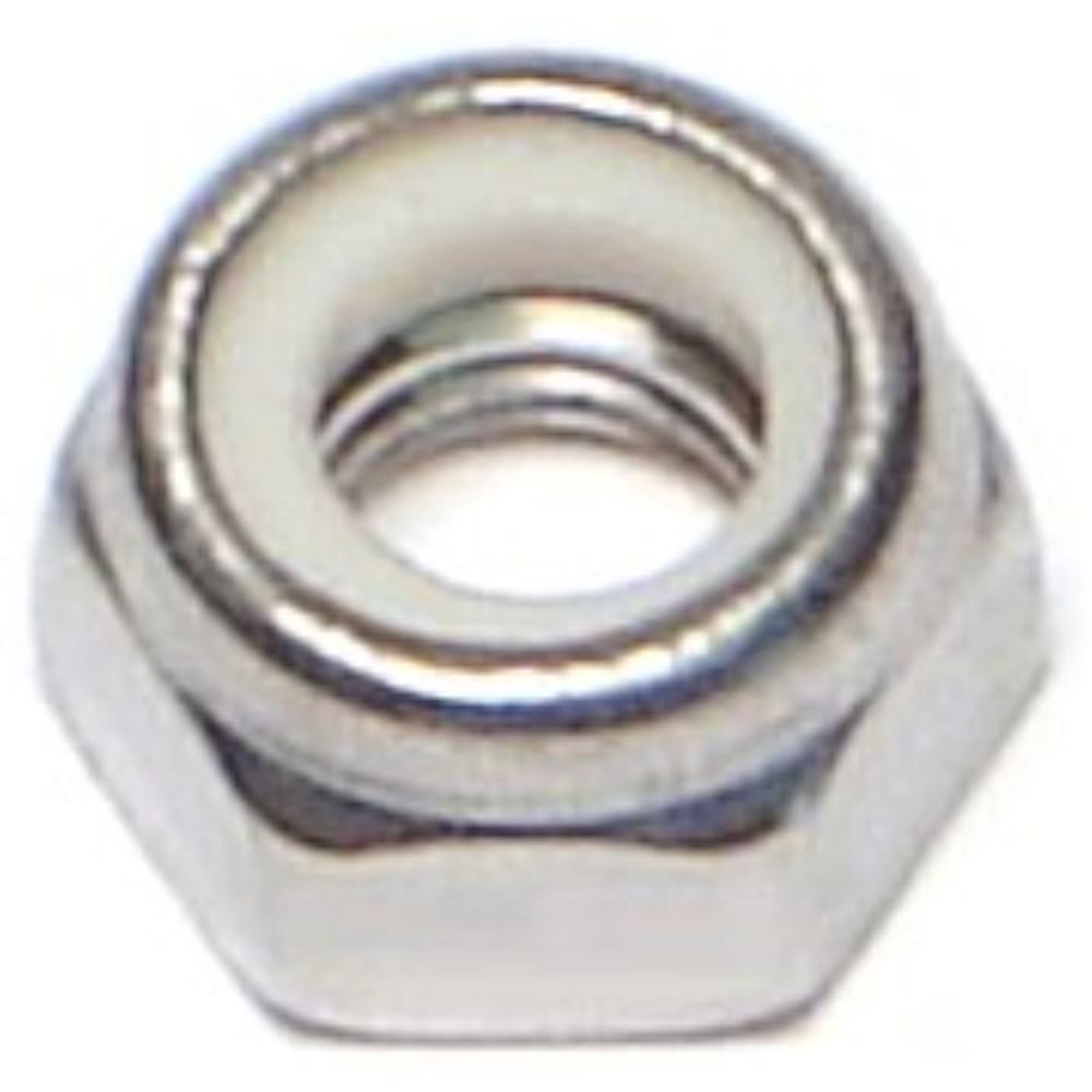 Midwest Fastener 5mm-0.80 A2-70 Stainless Coarse Thread Nylon Insert ...