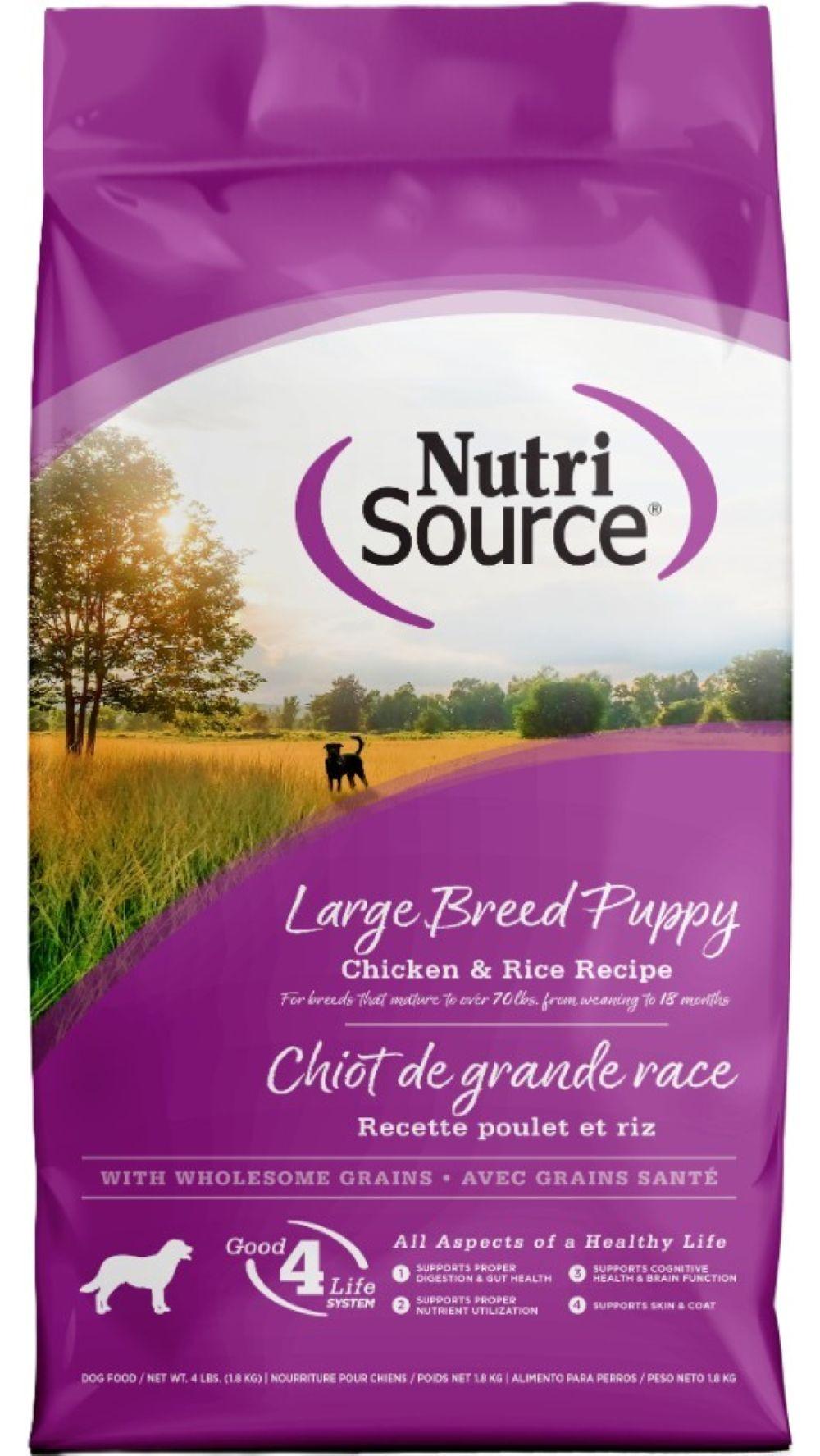 NutriSource® Large Breed Puppy Dog Food, 4 lb. Bag Rural King