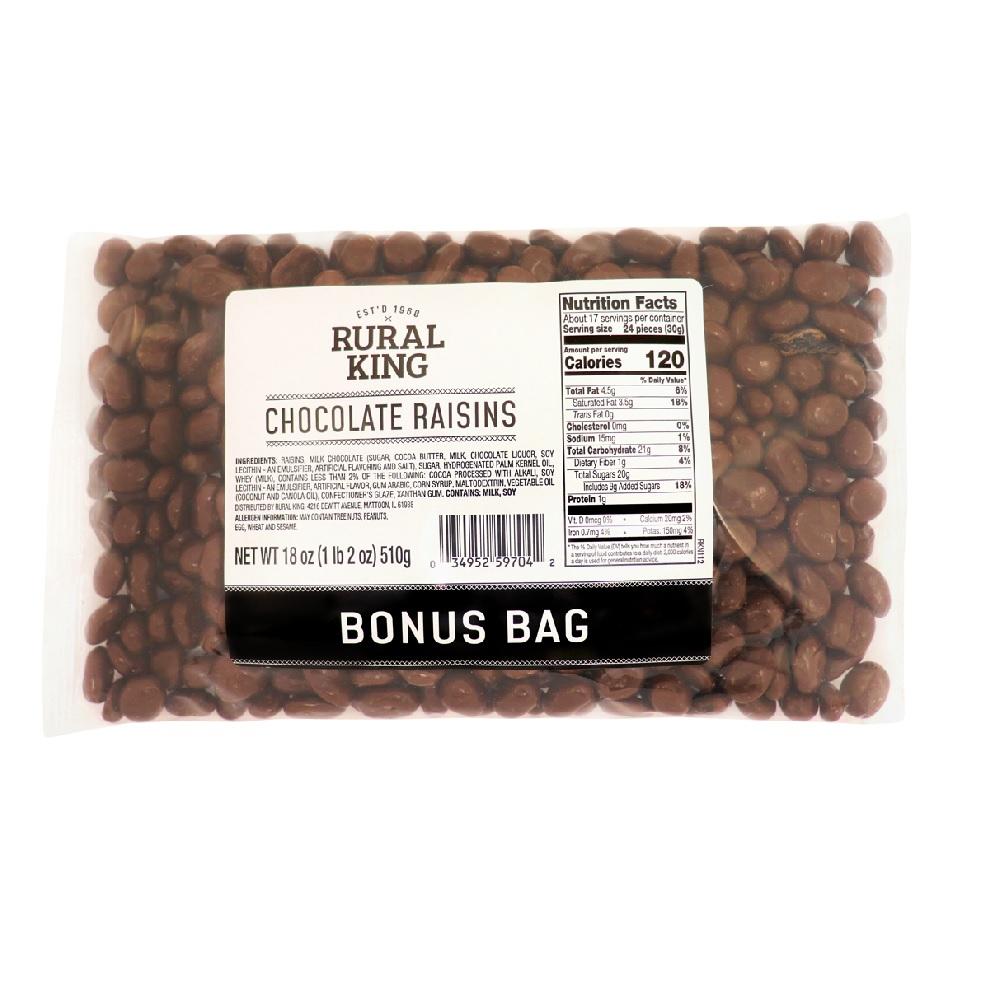 Bonus Raisins Rural King Chocolate Raisins, 18oz. Bonus | Rural King